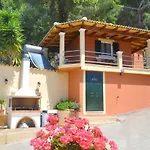 Villa Takis On Pelekas Beach Small House With Garden And Sea View