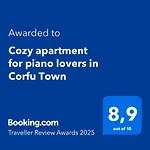 Cozy Apartment For Piano Lovers In Corfu Town
