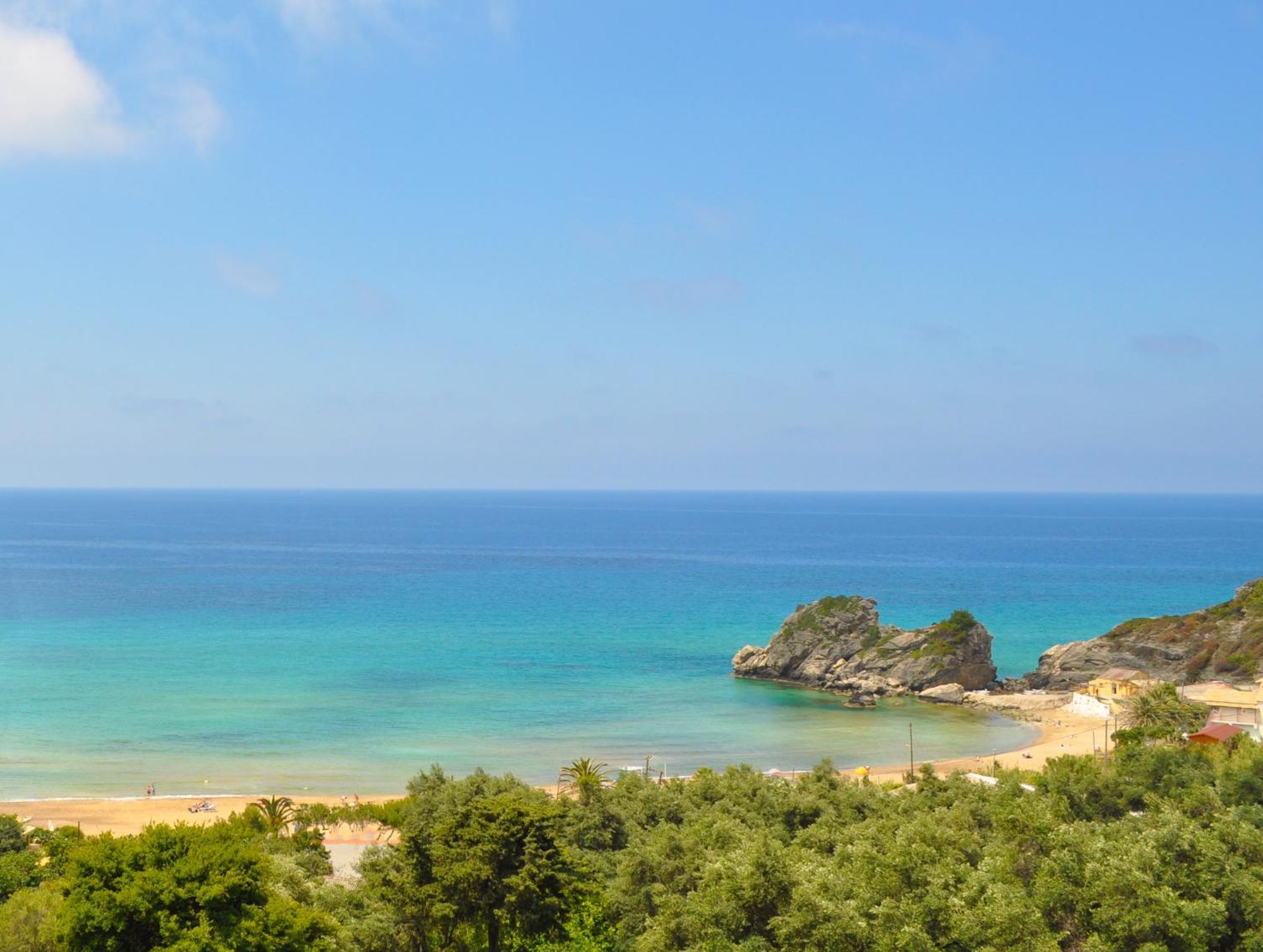 Apartments, Adult And Childrens Pool, Sea View - Beach, Corfu Pelekas